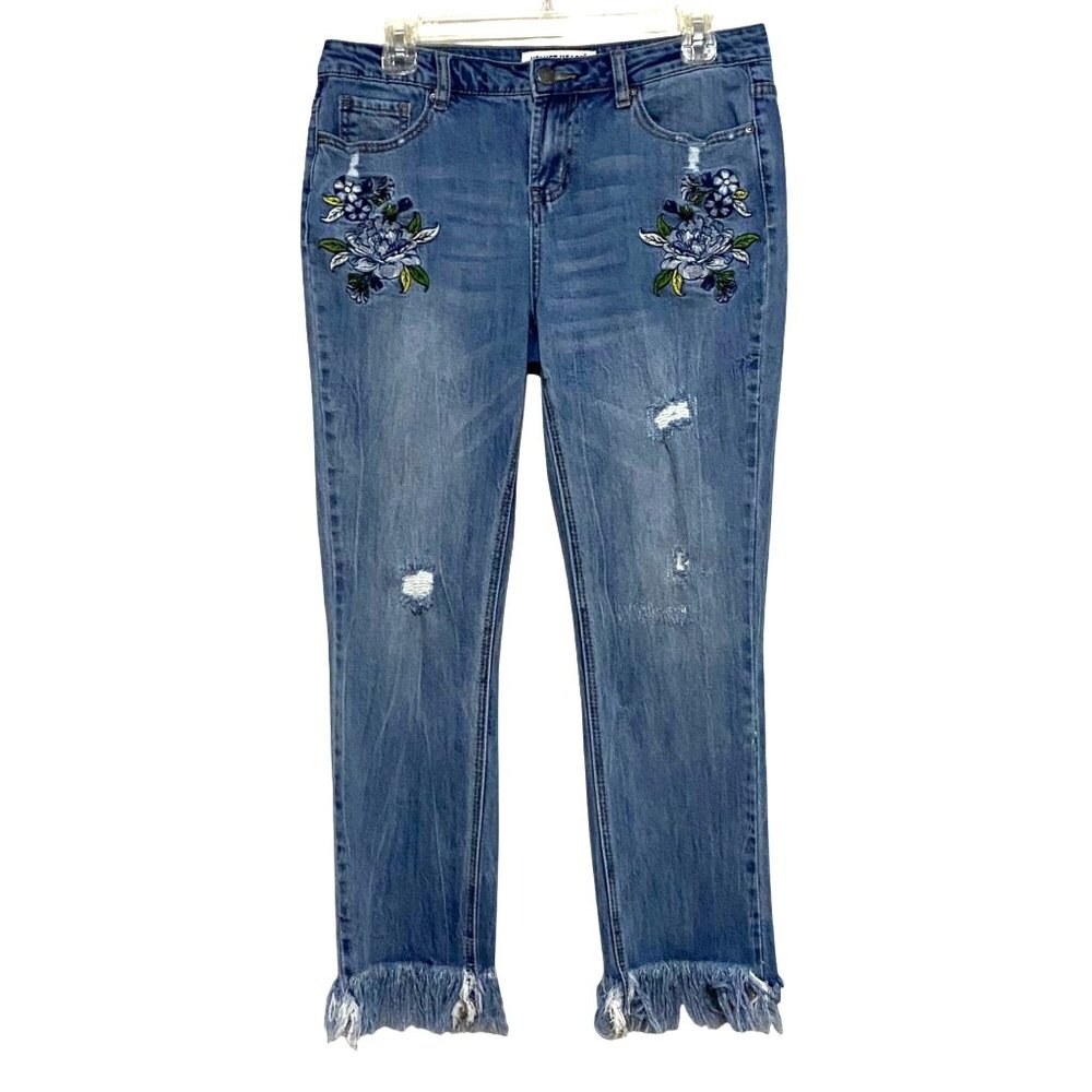 Velvet‎ Heart Denim Debbie Girlfriend Slim Jeans Womens Size 29 Embroidered